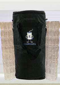 CoolBrewCorny 5G 3.0 Keg Cooler BUNDLE with 2 IMPROVED Ice Wraps!